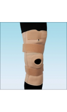 Бандаж на коленный сустав фиксирующий с ребрами жесткости и отверстиемBKFO C1KN-2801