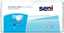 Подгузники для взрослых Seni Super Classic Small (55-80 см), 30 шт