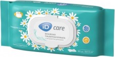 Влажная туалетная бумага iD CARE с экстрактом ромашки № 80